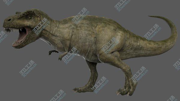 images/goods_img/20210312/T-Rex Green Rigged 3D model/2.jpg